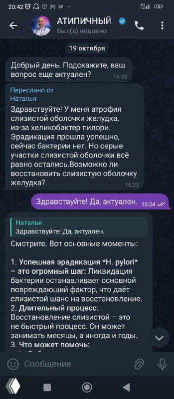 Скриншот диалога с приветствием и подтверждением доступности услуг — фрагменты переписки показывают типичную мошенническую коммуникацию.