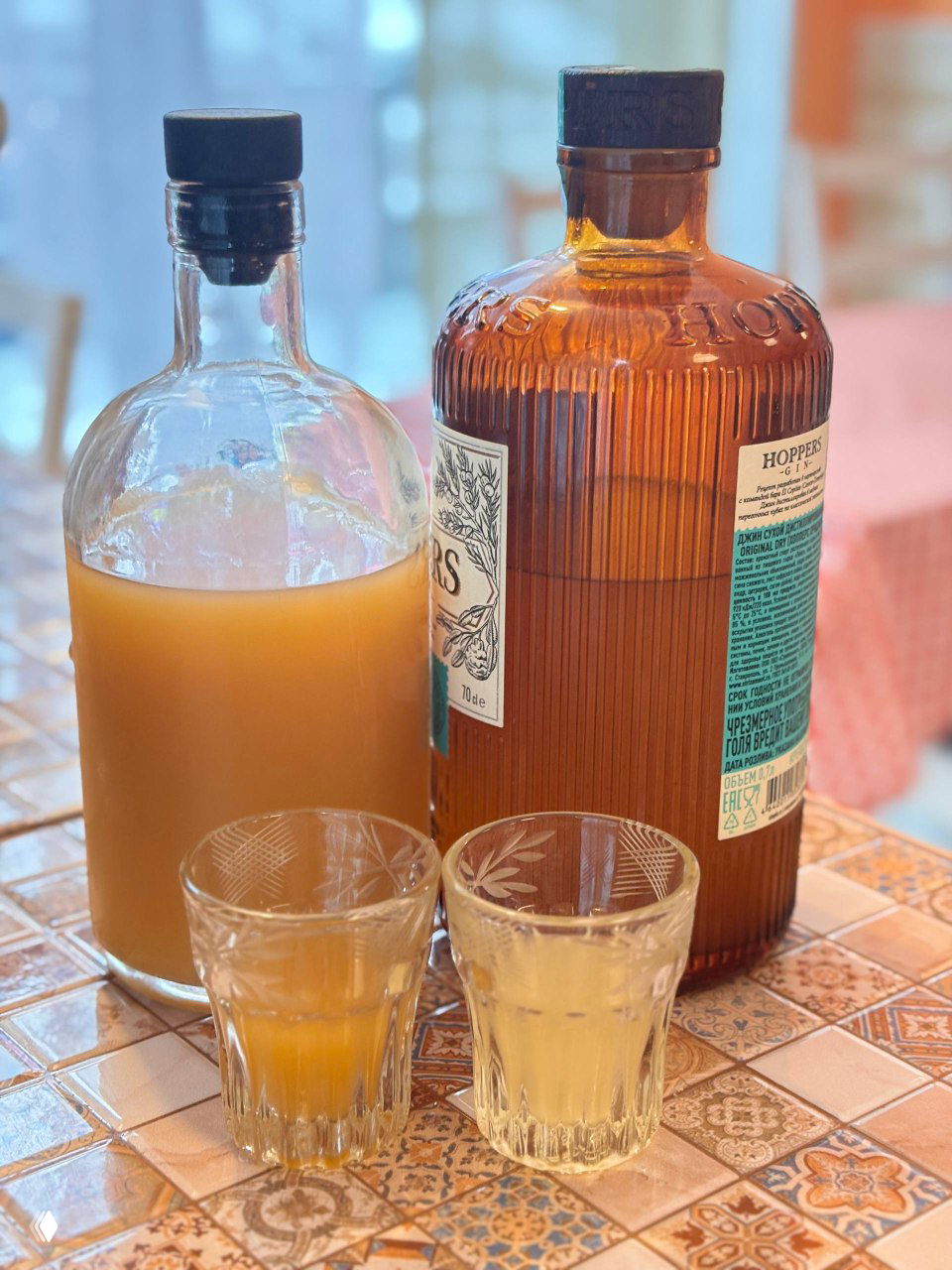 Бородинская настойка в двух вариантах.