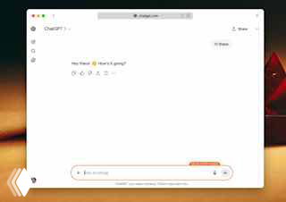 Скриншот интерфейса ChatGPT с запуском DOOM в диалоге: окно чата, поле ввода и игровой кадр на фоне.