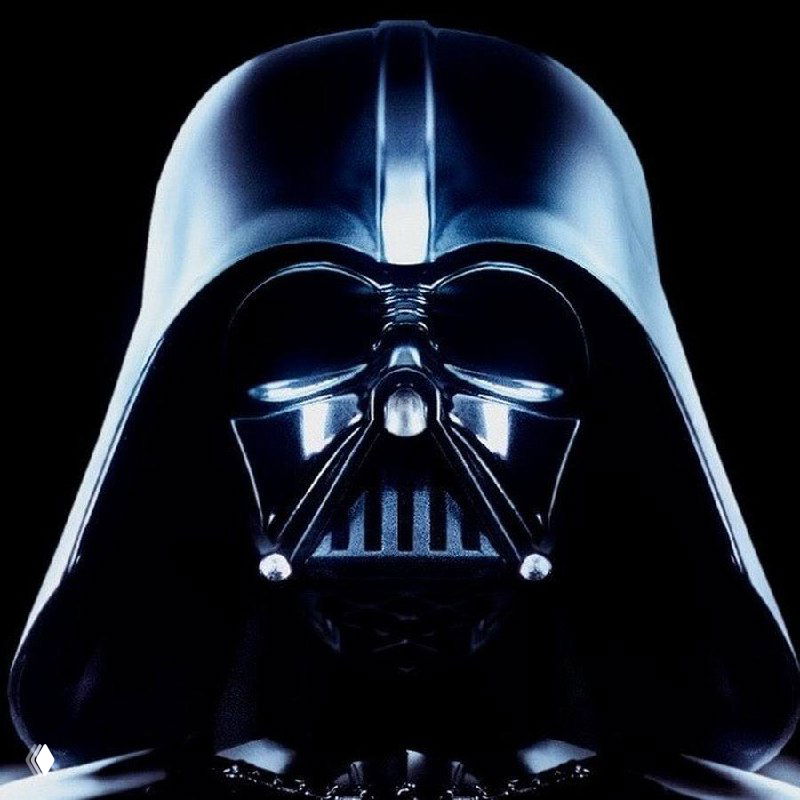 Стилизованный шлем Дарта Вейдера на чёрном фоне, усиливающий метафору «тёмная сторона» в тексте о рекрутинге и кадровом резерве.