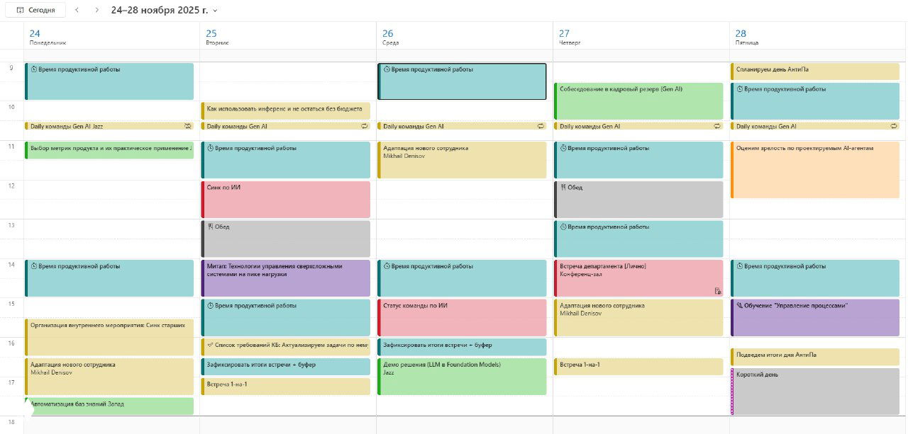 Как я раскрашиваю свой календарь и экономлю время
