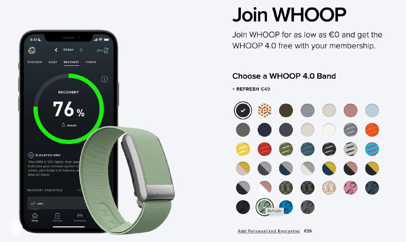 Whoop: минимализм и подписная модель в маркетинге