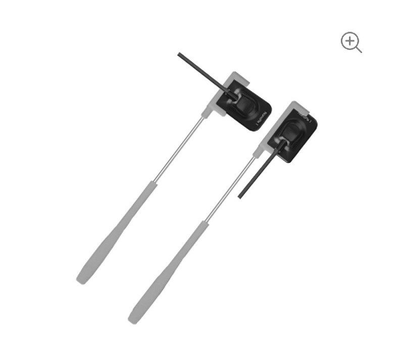 Два держателя датчика Eighteeth с ручками для фиксации сенсора при параллельной технике под коффердамом