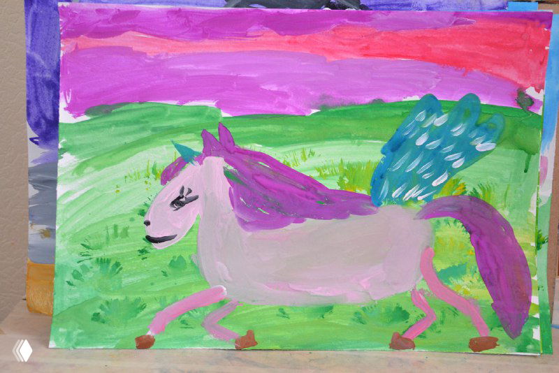 Поэтапное рисование лошади