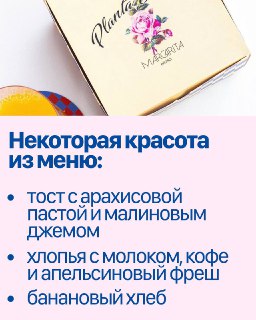 Крупный план брендированной упаковки Planta Rosa и карточки на светлом фоне, демонстрирующий фирменный дизайн и упаковку.