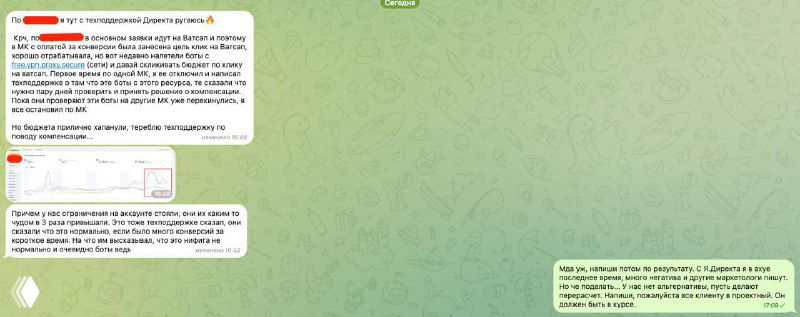Будни срача с поддержкой Я.Директ. Продолжение.