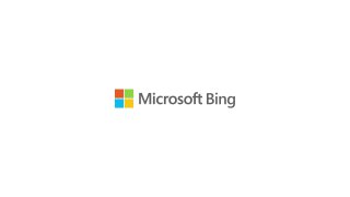 Логотип Microsoft Bing на белом фоне, цветной квадратный знак в центре и минималистичная композиция, иллюстрация для новости о Bing и Sora.