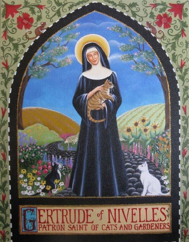 История «кошачьей святой»: Гертруда Нивельская