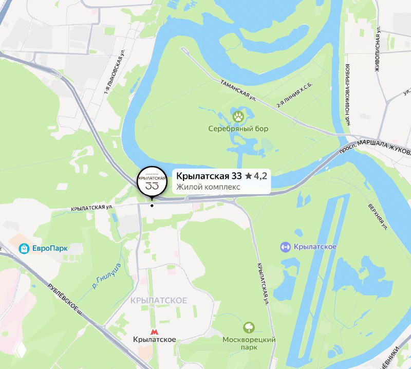 Клубный квартал "Крылатская 33"