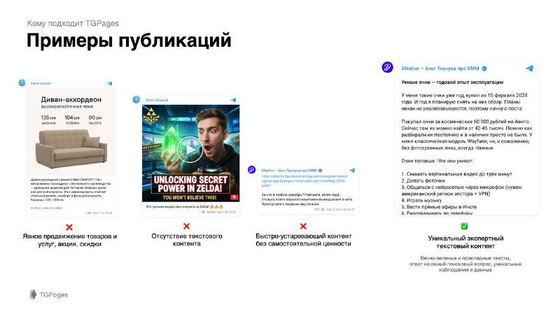 Какие публикации стоит индексировать