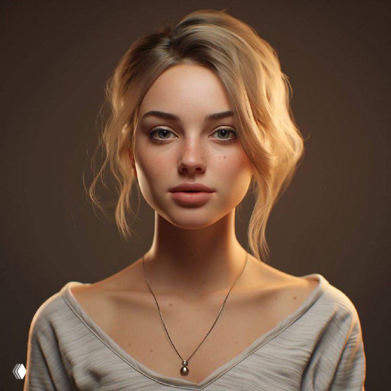 Портрет молодой женщины в тёплом освещении на нейтральном фоне, условная иллюстрация темы клиентской лояльности и доверия.