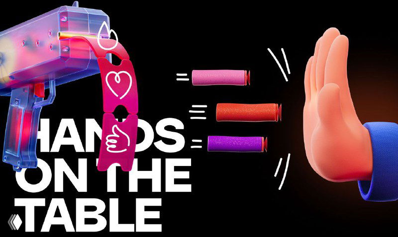 Крупный план полупрозрачного 3D-объекта и руки, отталкивающей элементы; стилизация иконок в едином визуальном языке IVI с мягкими бликами.