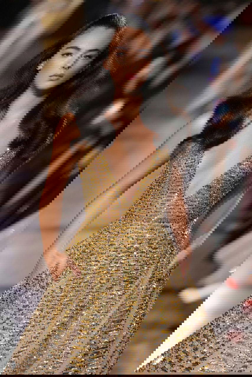 Дева Кассель блистает на показе Elie Saab