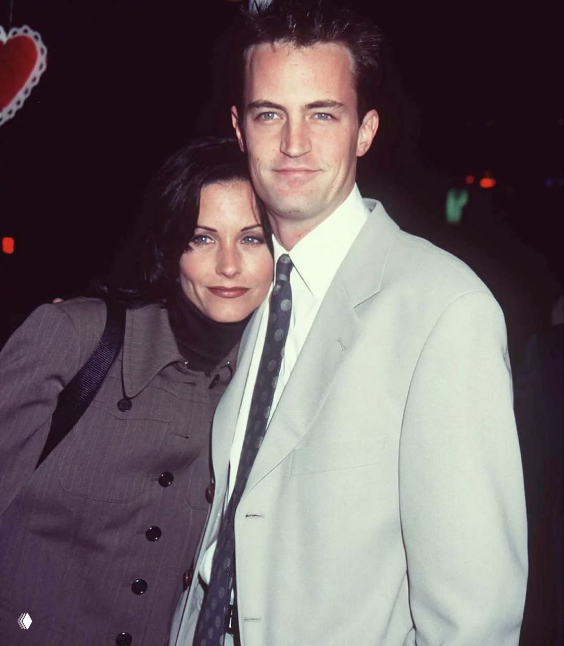 Мэттью Перри и Кортни Кокс вместе на премьере: архивный кадр звёзд, запечатлённый на красной дорожке или мероприятии индустрии развлечений.