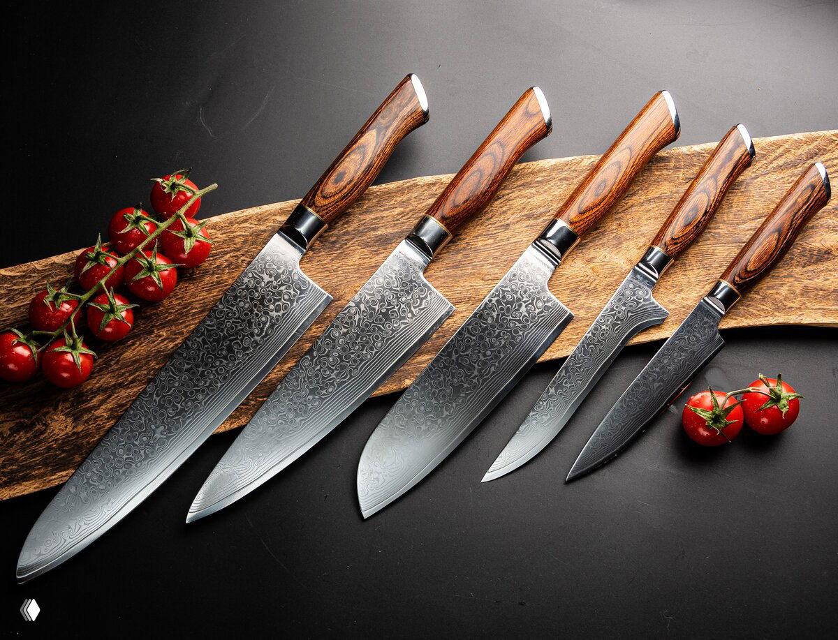 Готовы ещё 5 наборов кухонных ножей