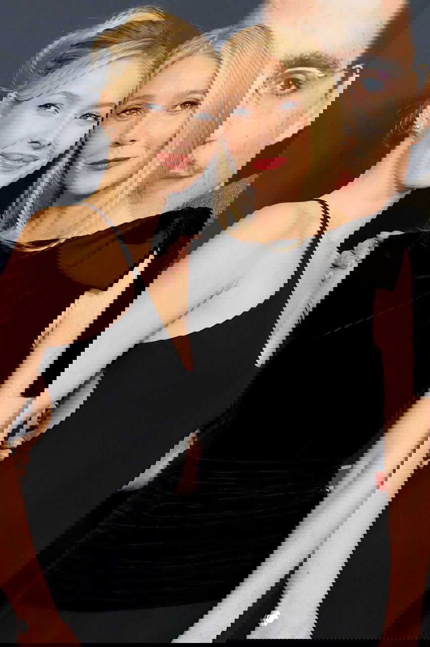 Две женщины рядом на премьере в чёрных нарядах: близкий кадр, позволяющий сравнить минималистичный и кутюрный образы