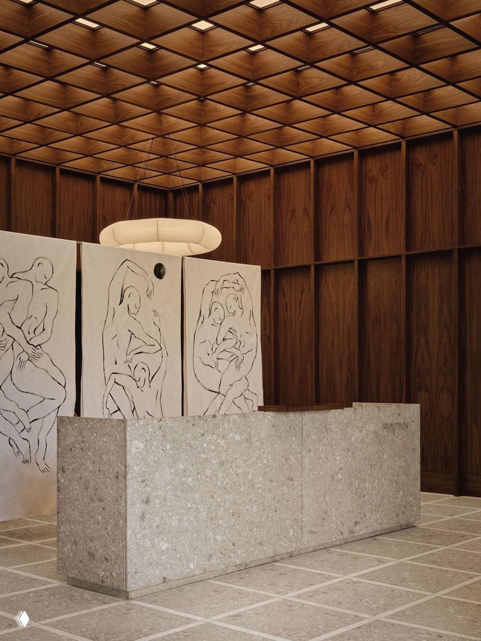 Тёплый минимализм: клиника в стиле mid-century в Онтарио