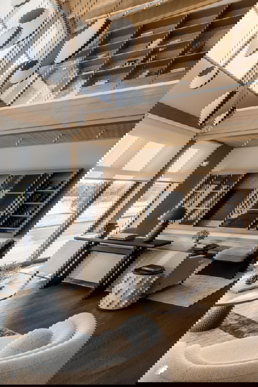 Эклектичный минимализм: дом 253,4 м² в Подмосковье