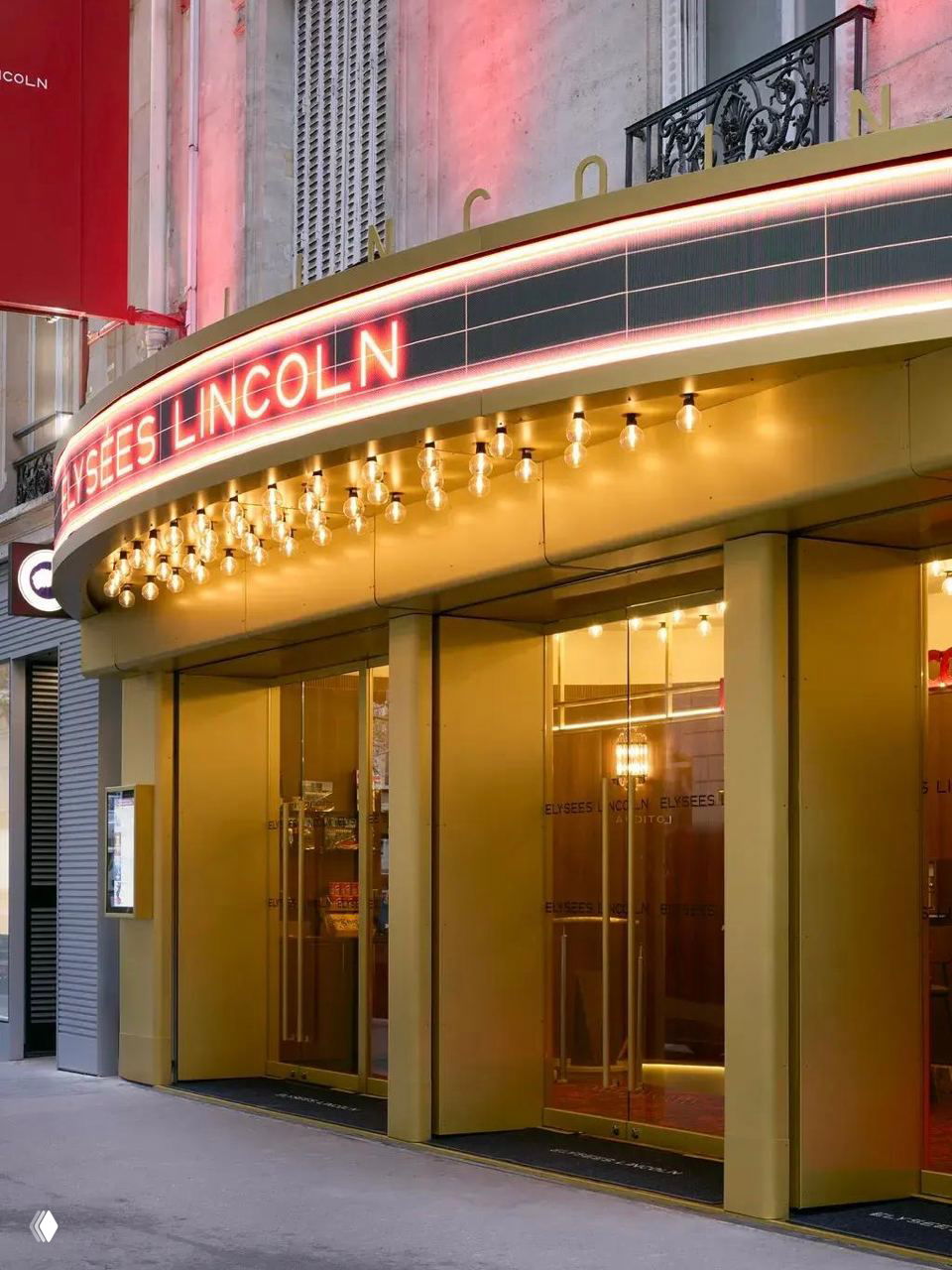 Реставрация кинотеатра в Париже: новая жизнь Еlysеes Lincoln