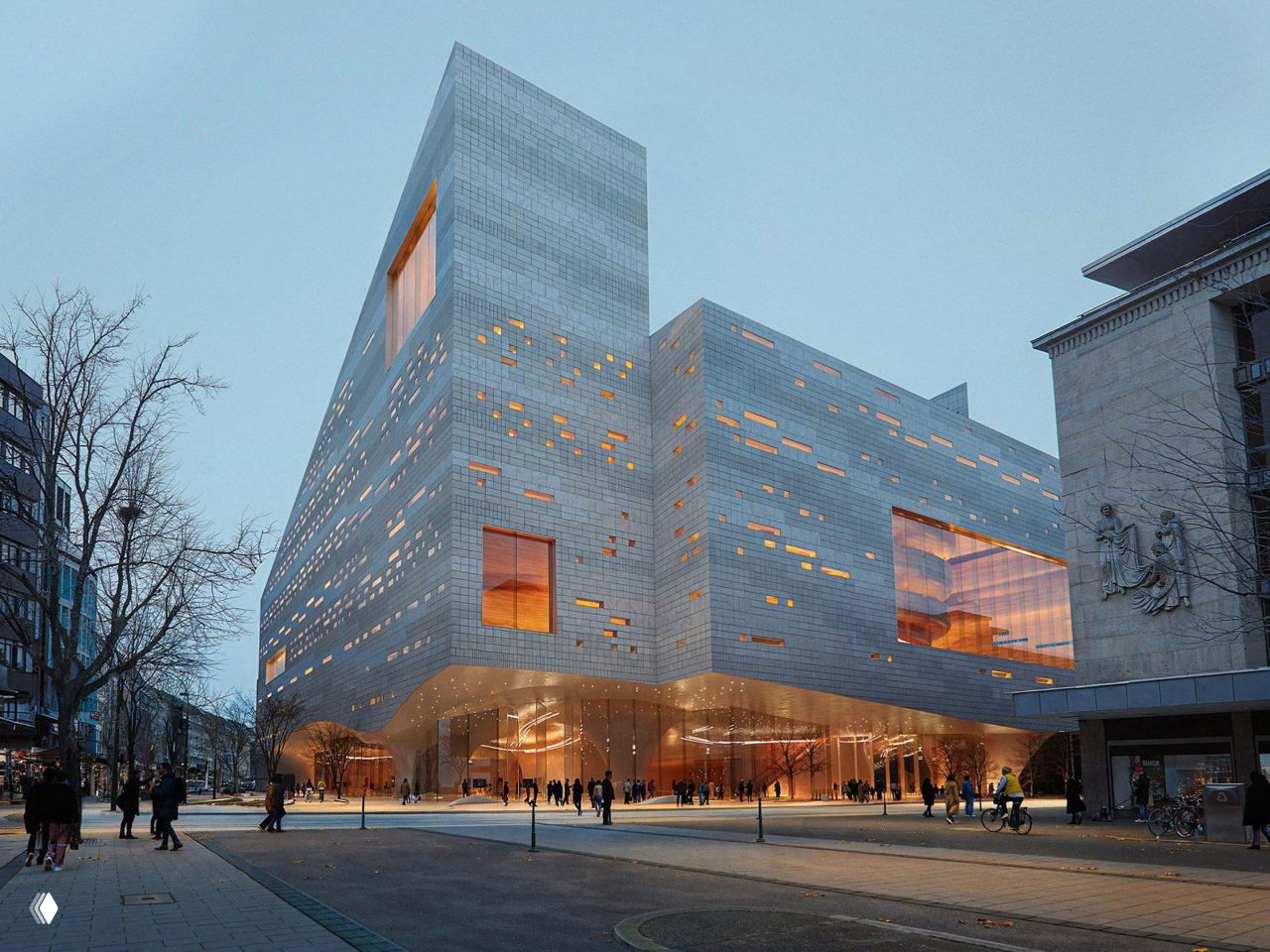 Snøhetta представила проект оперы в Дюссельдорфе