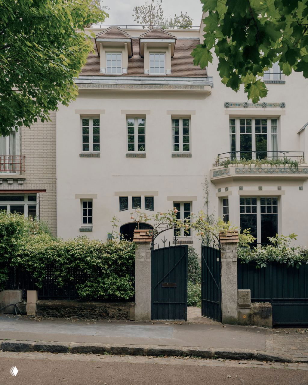 В стиле ар-нуво: историческая вилла в Париже