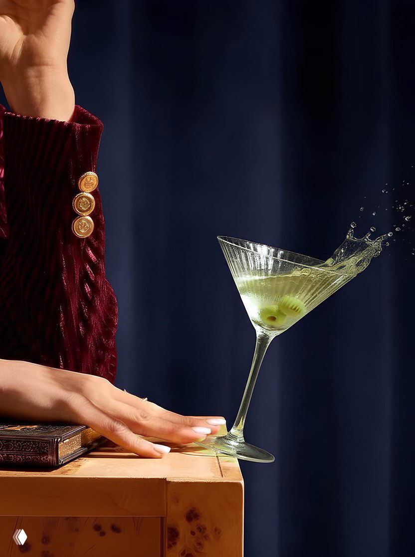 Бокал для мартини — язык стиля