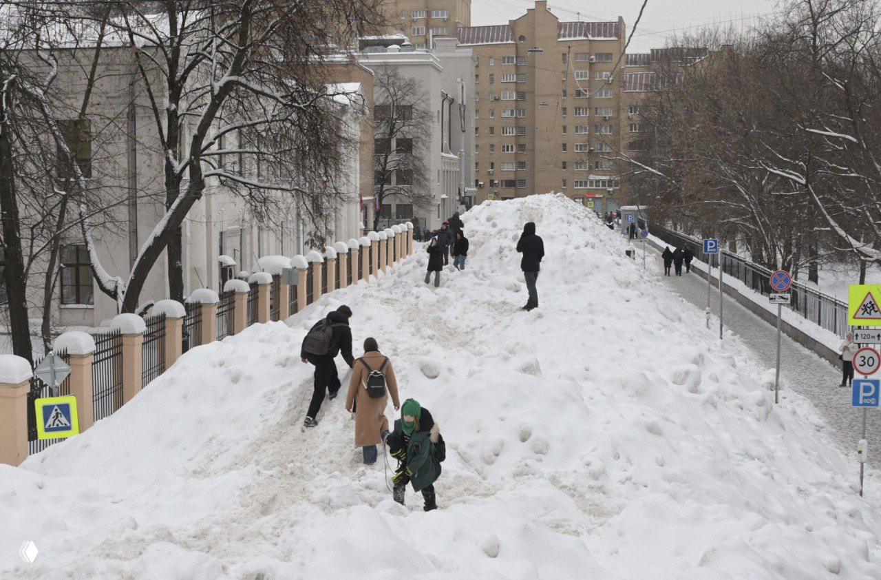 Январь стал рекордным по снегу в Москве за 200 лет