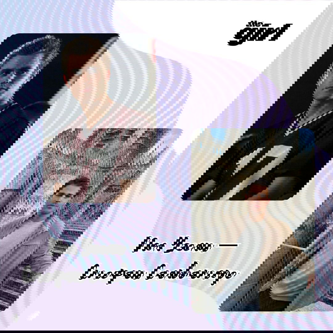 Кадр из сцены сериала: молодой мужчина в тёмной футболке рядом с женщиной, интерьер сцены тёплый и приглушённый, драматическая композиция.