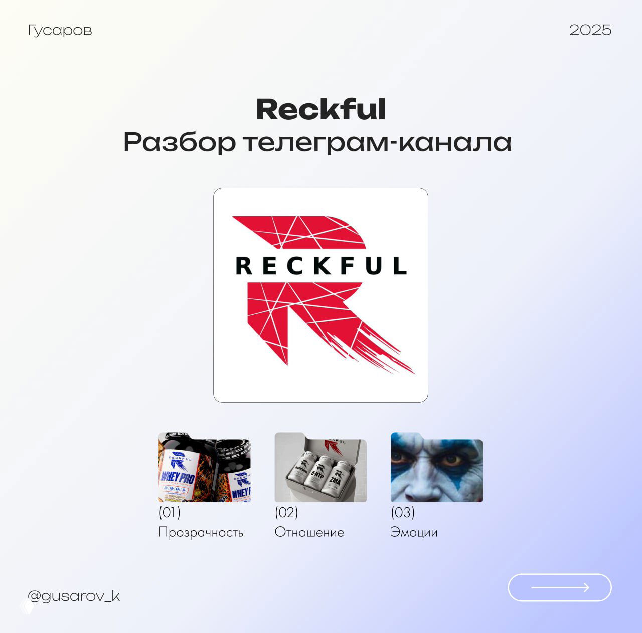 Разбор бренда Reckful: Telegram-бренд в спортпите
