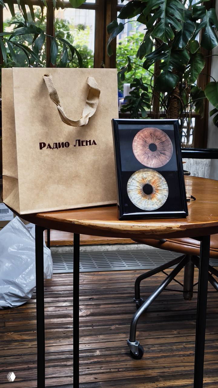 Фотозона "Радужка глаза"