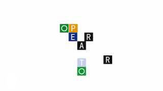 Визуал проекта Operator: цветные квадраты с буквами на белом фоне — логотип AR‑приложения Fun and Awe для Apple Vision Pro