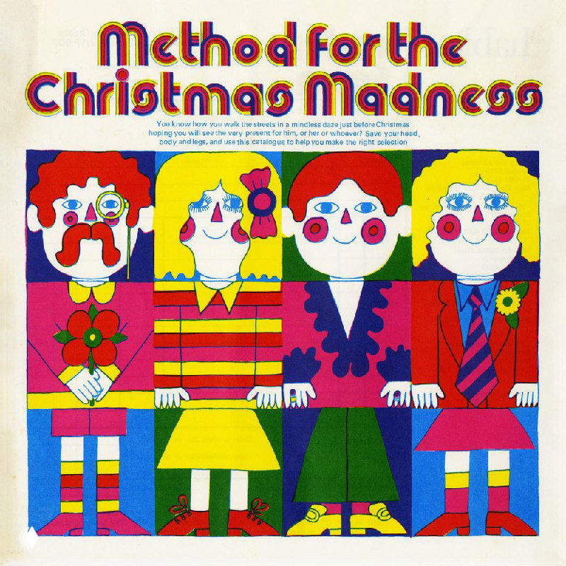 Цветной винтажный коллаж с эффектом сдвига цветовых каналов (глитч), фрагменты персонажей и декоративная печать в стиле 60‑х.