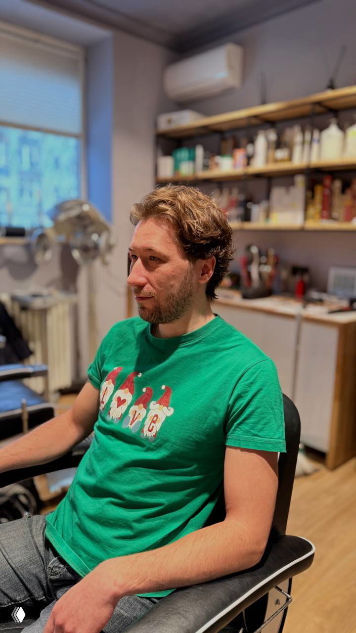 Небрежный маллет