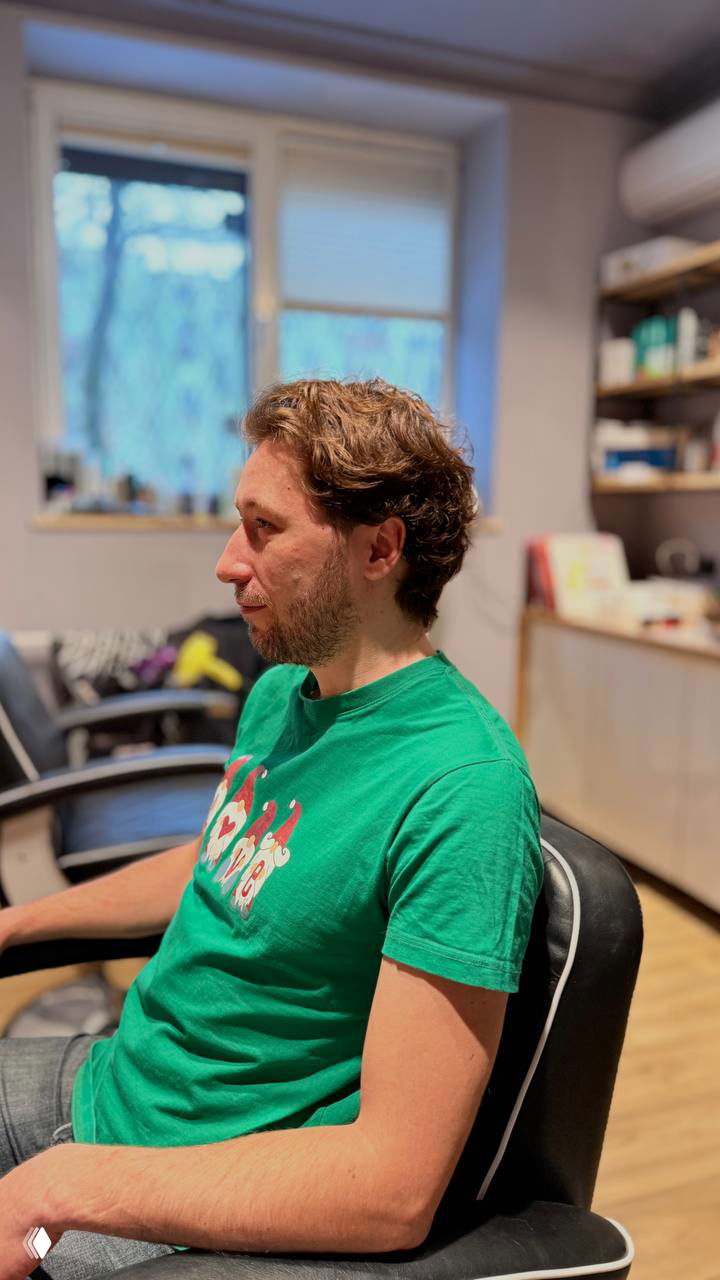 Небрежный маллет