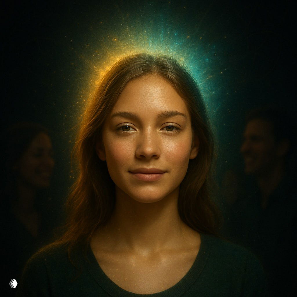 Когда человек начинает светиться