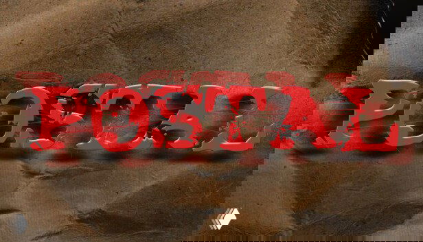 Обложка Postal: логотип игры на состаренной бумаге, мрачный и провокационный дизайн, ассоциируется с оригинальной абсурдной серией.