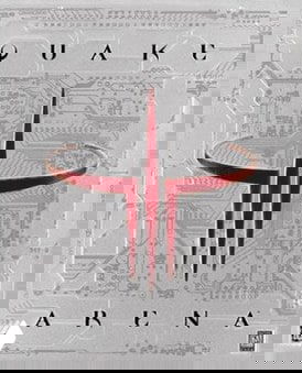 Логотип и арт Quake III Arena: эмблема серии на текстурированном фоне, минималистичный дизайн, напоминание о классическом аркадном шутере.