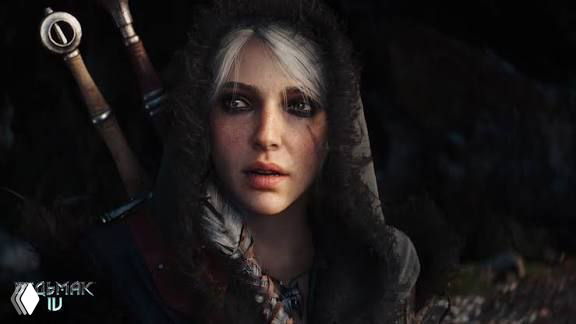 Иллюстрация: портрет персонажа из вселенной The Witcher на тёмном фоне, промоарт, иллюстрирующий материал о The Witcher 4 и решении CD Projekt Red