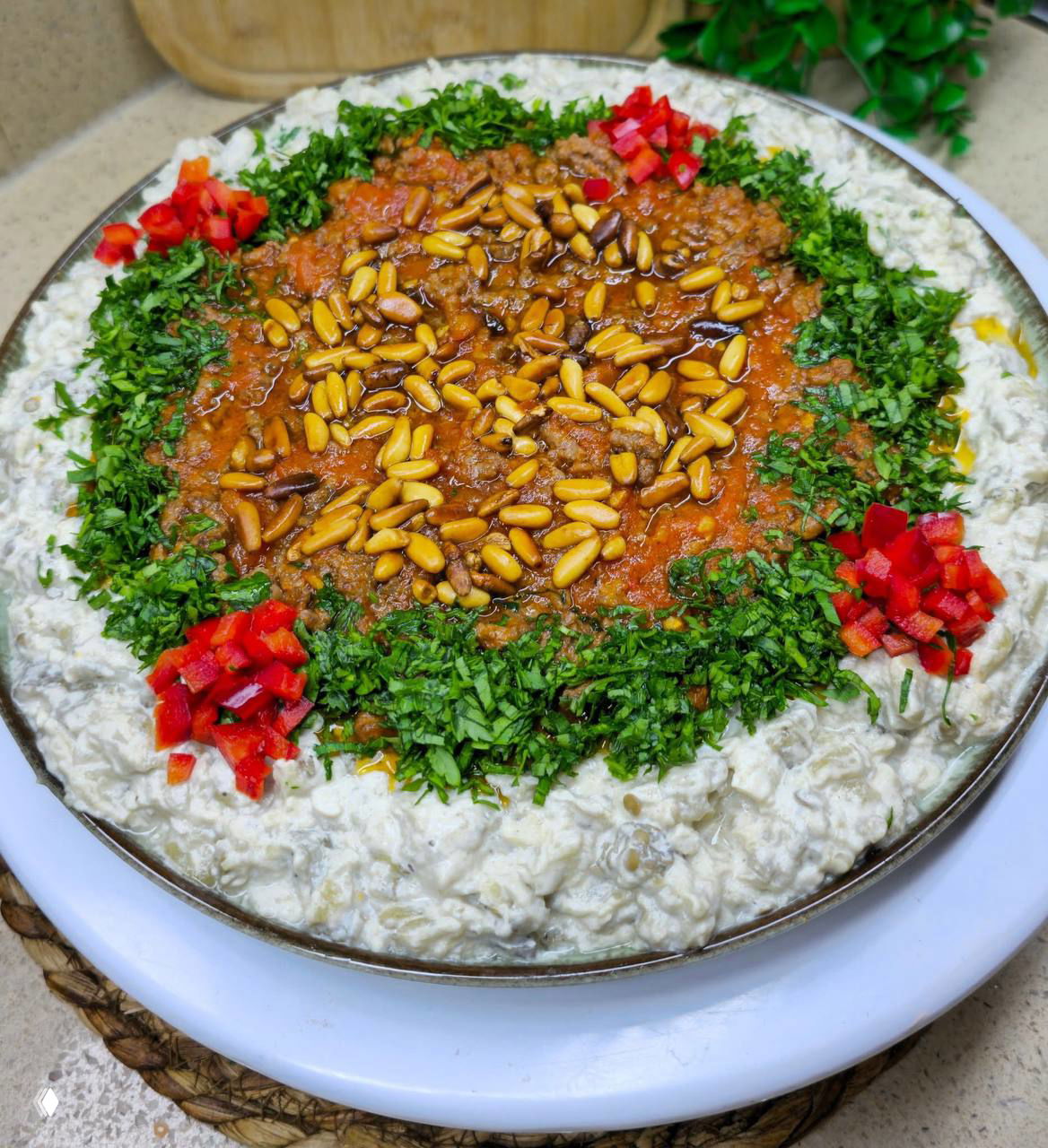 Батраш — сирийская закуска из баклажана
