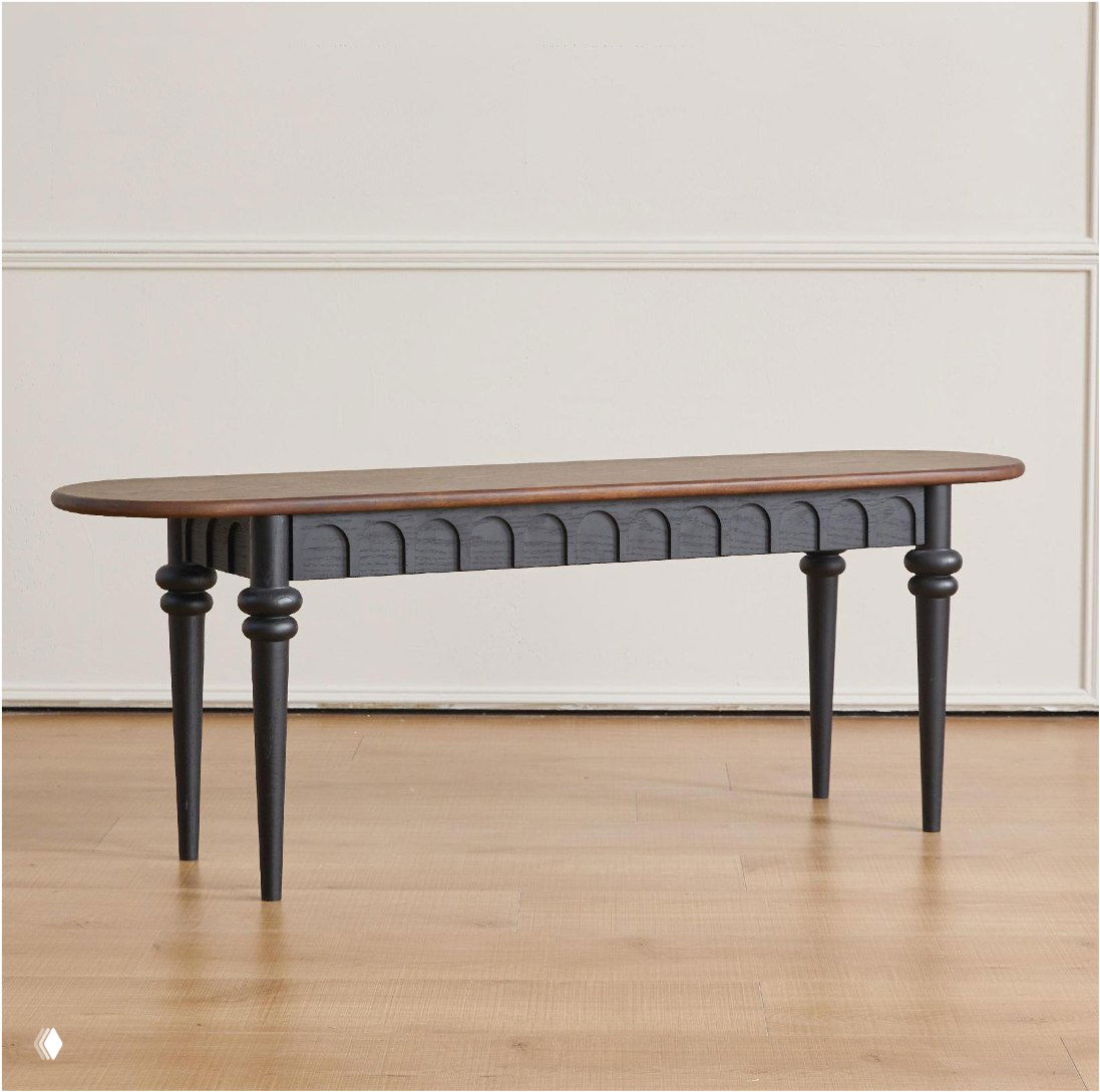 Лавочка из массива дуба — натуральная роскошь