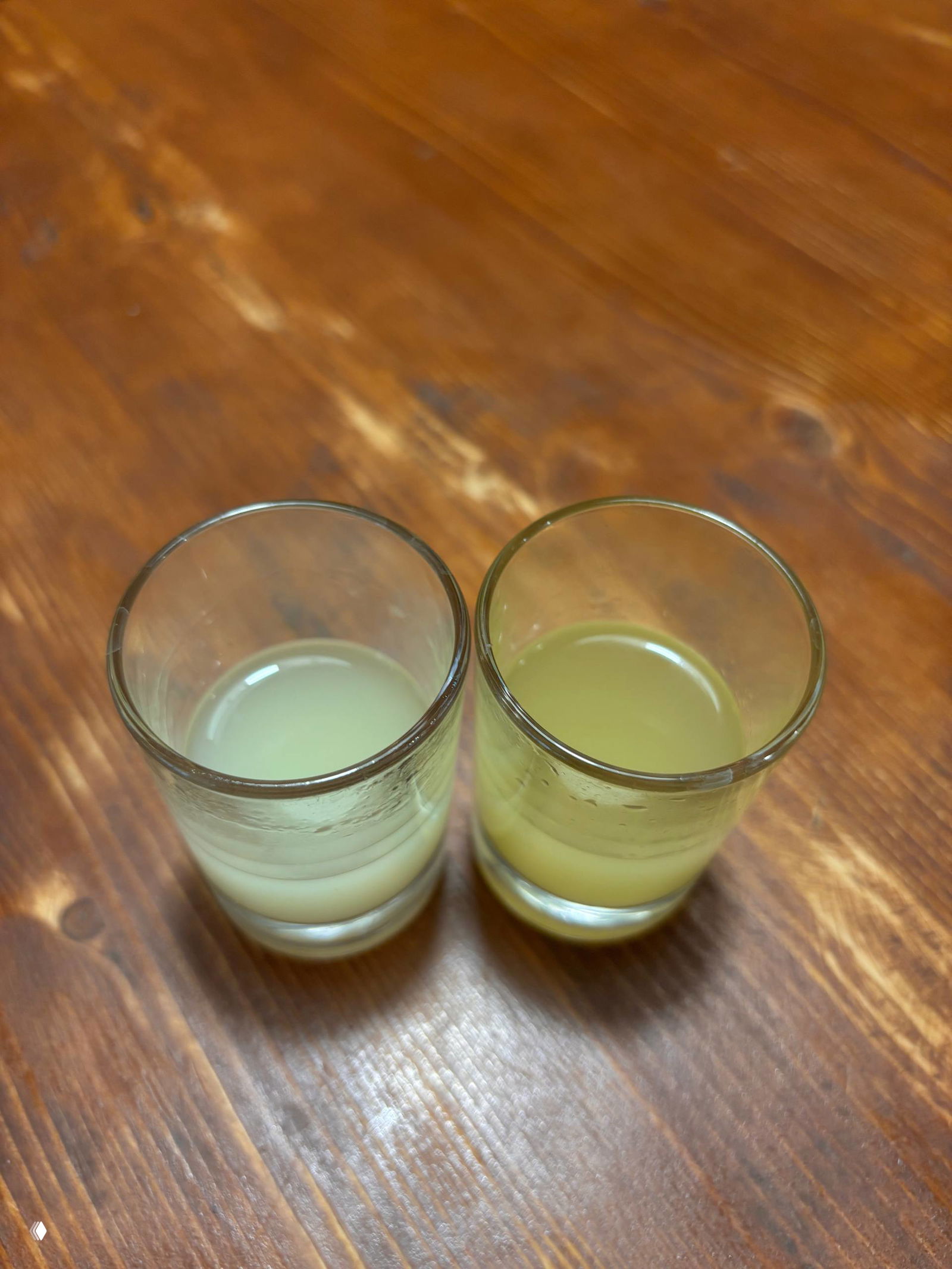 Эксперимент с лактатом кальция в лимончелло